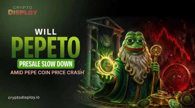 Will Pepeto Presale Slow Down Amid Pepe Coin Price Crash