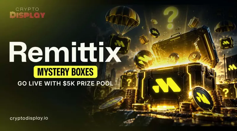 Remittix News: RTX Mystery Boxes Go Live, Prizes Up to $5K