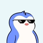 Pixie Penguins presale banner with Solana NFTs